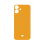 プレミアムパネル with MagSafe［ オリジナル - 推し色ハート - オレンジ ］