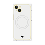 プレミアムパネル with MagSafe［ オリジナル - 推し色ハート - ホワイト ］