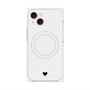 プレミアムパネル with MagSafe［ オリジナル - 推し色ハート - ホワイト ］