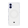 プレミアムパネル with MagSafe［ オリジナル - 推し色ハート - ホワイト ］
