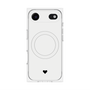 プレミアムパネル with MagSafe［ オリジナル - 推し色ハート - ホワイト ］