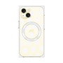 プレミアムパネル with MagSafe［ オリジナル - 推し色水玉 - ホワイト ］