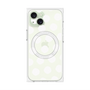 プレミアムパネル with MagSafe［ オリジナル - 推し色水玉 - ホワイト ］