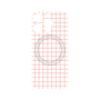 プレミアムパネル with MagSafe［ オリジナル - 推し色チェック - オレンジ ］