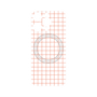 プレミアムパネル with MagSafe［ オリジナル - 推し色チェック - オレンジ ］