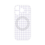 プレミアムパネル with MagSafe［ オリジナル - 推し色チェック - パープル ］