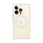 プレミアムパネル with MagSafe［ オリジナル - 推し色チェック - ホワイト ］