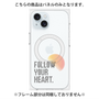 プレミアムパネル with MagSafe［ オリジナル - ドットオーバーレイ - FOLLOW YOUR HEART/A ］