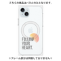 プレミアムパネル with MagSafe［ オリジナル - ドットオーバーレイ - FOLLOW YOUR HEART/A ］