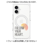 プレミアムパネル with MagSafe［ オリジナル - ドットオーバーレイ - FOLLOW YOUR HEART/A ］