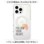 プレミアムパネル with MagSafe［ オリジナル - ドットオーバーレイ - FOLLOW YOUR HEART/A ］