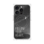 プレミアムパネル with MagSafe［ オリジナル - ドットオーバーレイ - FOLLOW YOUR HEART/B ］
