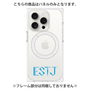 プレミアムパネル with MagSafe［ オリジナル - ESTJ 幹部 - アルファベット ］