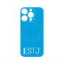 プレミアムパネル with MagSafe［ オリジナル - ESTJ 幹部 - アルファベット - ブルー ］