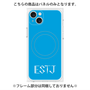 プレミアムパネル with MagSafe［ オリジナル - ESTJ 幹部 - アルファベット - ブルー ］