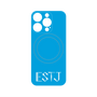 プレミアムパネル with MagSafe［ オリジナル - ESTJ 幹部 - アルファベット - ブルー ］