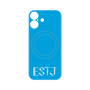 プレミアムパネル with MagSafe［ オリジナル - ESTJ 幹部 - アルファベット - ブルー ］