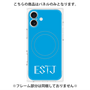 プレミアムパネル with MagSafe［ オリジナル - ESTJ 幹部 - アルファベット - ブルー ］