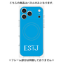 プレミアムパネル with MagSafe［ オリジナル - ESTJ 幹部 - アルファベット - ブルー ］
