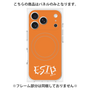 プレミアムパネル with MagSafe［ オリジナル - ESTP 起業家 - アルファベット - オレンジ ］