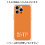 プレミアムパネル with MagSafe［ オリジナル - ISTP 巨匠 - アルファベット - オレンジ ］
