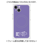 プレミアムパネル with MagSafe［ オリジナル - ENTP 討論者 - アルファベット - パープル ］