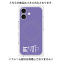 プレミアムパネル with MagSafe［ オリジナル - ENTP 討論者 - アルファベット - パープル ］