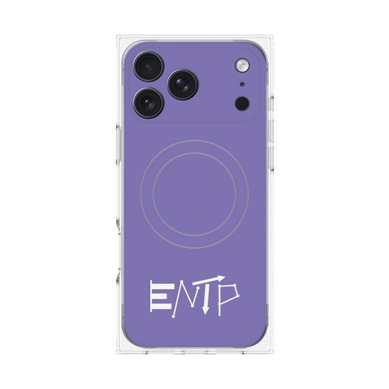 プレミアムパネル with MagSafe［ オリジナル - ENTP 討論者 - アルファベット - パープル ］