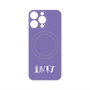 プレミアムパネル with MagSafe［ オリジナル - INTJ 建築家 - アルファベット - パープル ］