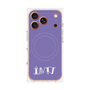 プレミアムパネル with MagSafe［ オリジナル - INTJ 建築家 - アルファベット - パープル ］
