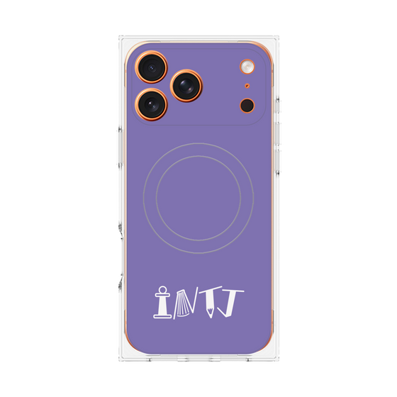 プレミアムパネル with MagSafe［ オリジナル - INTJ 建築家 - アルファベット - パープル ］