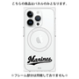 プレミアムパネル with MagSafe［ 千葉ロッテマリーンズ - ワードロゴ - クリア ］