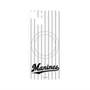 プレミアムパネル with MagSafe［ 千葉ロッテマリーンズ - ワードロゴ - マリーンズストライプ ］