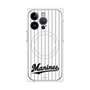 プレミアムパネル with MagSafe［ 千葉ロッテマリーンズ - ワードロゴ - マリーンズストライプ ］