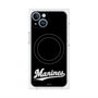 プレミアムパネル with MagSafe［ 千葉ロッテマリーンズ - ワードロゴ - ブラック ］