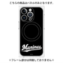 プレミアムパネル with MagSafe［ 千葉ロッテマリーンズ - ワードロゴ - ブラック ］