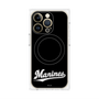 プレミアムパネル with MagSafe［ 千葉ロッテマリーンズ - ワードロゴ - ブラック ］