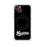 プレミアムパネル with MagSafe［ 千葉ロッテマリーンズ - ワードロゴ - ブラック ］
