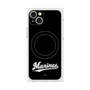 プレミアムパネル with MagSafe［ 千葉ロッテマリーンズ - ワードロゴ - ブラック ］