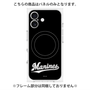 プレミアムパネル with MagSafe［ 千葉ロッテマリーンズ - ワードロゴ - ブラック ］