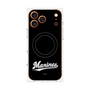 プレミアムパネル with MagSafe［ 千葉ロッテマリーンズ - ワードロゴ - ブラック ］