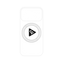 プレミアムパネル with MagSafe［ オリジナル - caseplayロゴ - ブラック/C ］