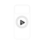 プレミアムパネル with MagSafe［ オリジナル - caseplayロゴ - ブラック/C ］