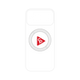 プレミアムパネル with MagSafe［ オリジナル - caseplayロゴ - レッド/C ］