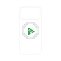 プレミアムパネル with MagSafe［ オリジナル - caseplayロゴ - グリーン/C ］