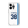 プレミアムパネル with MagSafe［ 埼玉西武ライオンズ- #38 T.SATO - ホーム ］