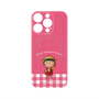 プレミアムパネル with MagSafe［ ちびまる子ちゃん - ピンクチェック ］