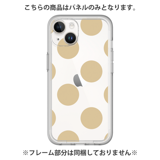 プレミアムパネル［ シンプルドット - Beige ］