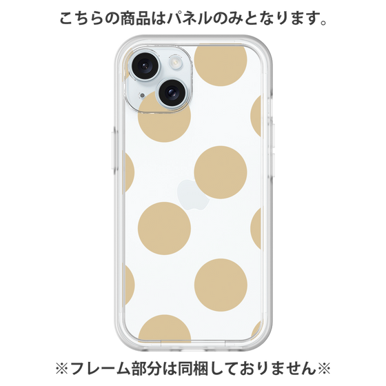 プレミアムパネル［ シンプルドット - Beige ］