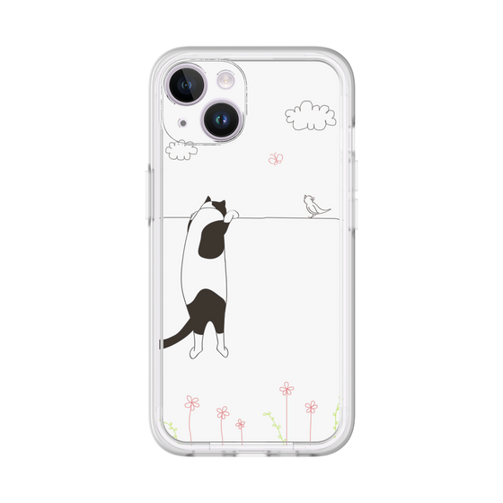 プレミアムパネル［ 夢中に覗く三毛ねこ ］